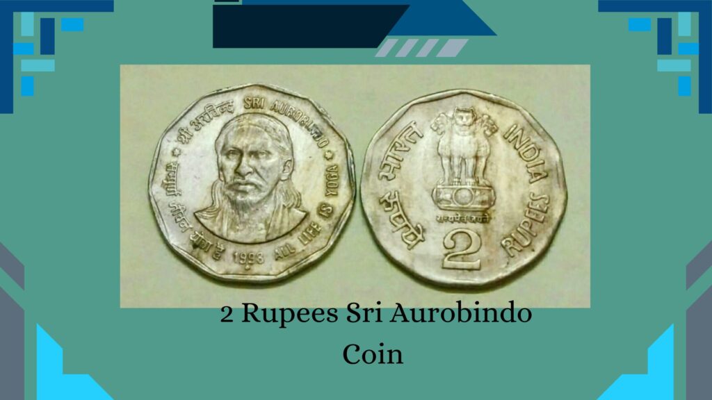 2 Rupees Sri Aurobindo Coin of 1998