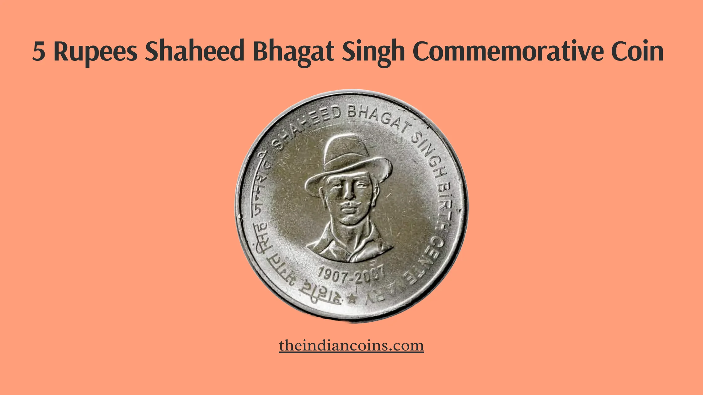 5 Rupees Shaheed Bhagat Singh